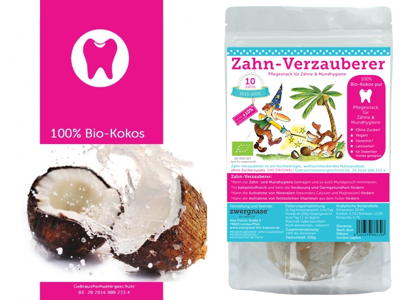 Zahn-Verzauberer 180g +10% Snack Kokos PUR, bio